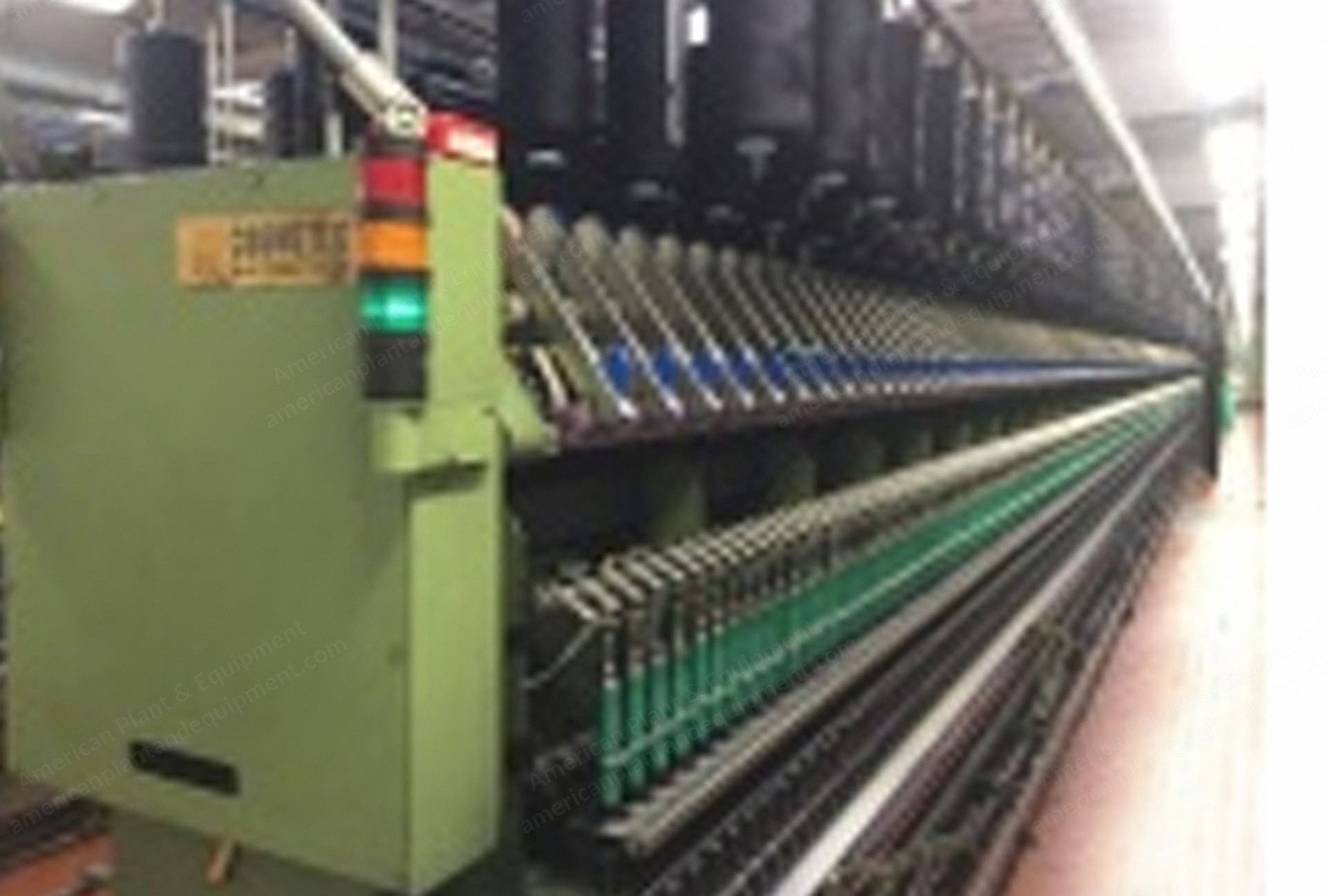 Cognetex, Idea 73RBC, 2001, Wool Spinning Machines, Linked with OMV Steamer and Schlafhorst 338V Winders, 672 Spindles, 48mm Ring Diameter