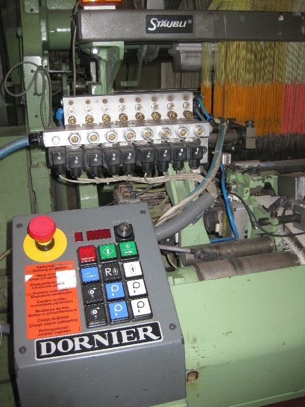 Dornier, LTNF8J, 1999, Terry Looms, 2600mm, Staubli Jacquard CX880, 8 Colors