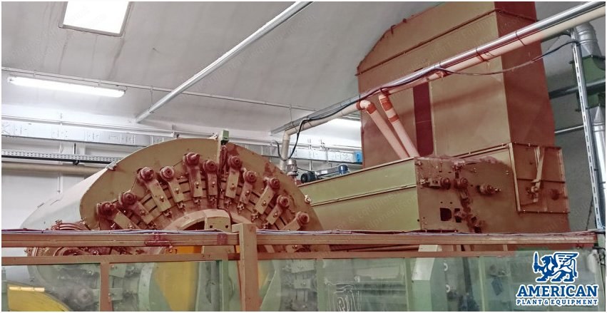 Complete Nonwoven Fabric Production Plant, 2,900 mm (114.2 in) Working Width, Two Malimo Frames, Bonino, Malimo, Comerio Ercole, Nencini, FOR, Cormatex, Ommi, BMB, Gorgeri and Knotex