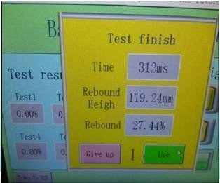 NovaStar, GL196, Foam Rebound Tester, ASTM D 3574, ISO 8307, PLC Control, LCD Touch Screen
