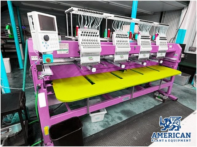 Tajima, TFMX-IIC 1504, 2008, 4 Head, 15 Needles, 450x500mm Sewing Field