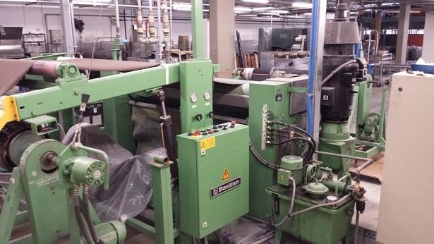 Kusters, 222.11, 1996, Cold Dyeing Plant Pad-Batcher, 1800mm Working Width, 2 Floating Cylinders, 100m/min