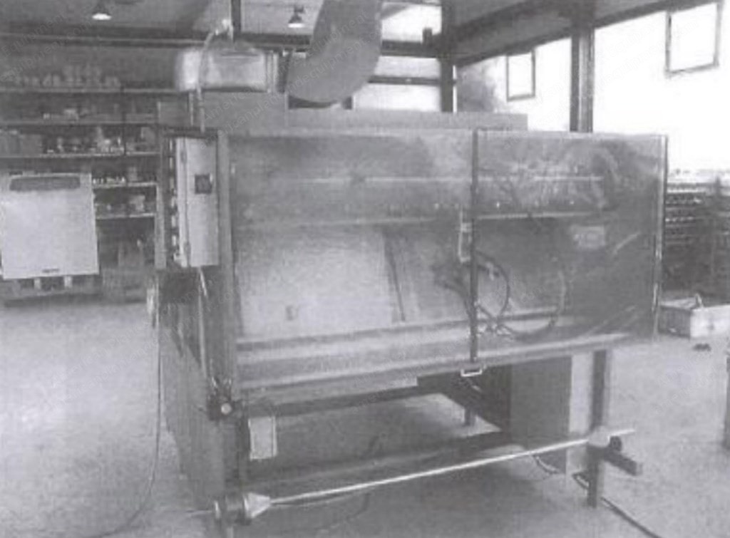 Machtex, ES3 - 150, 1994, Spraycoating and Laminating Machine, Working Width 1600mm, 6 Spray Nozzles