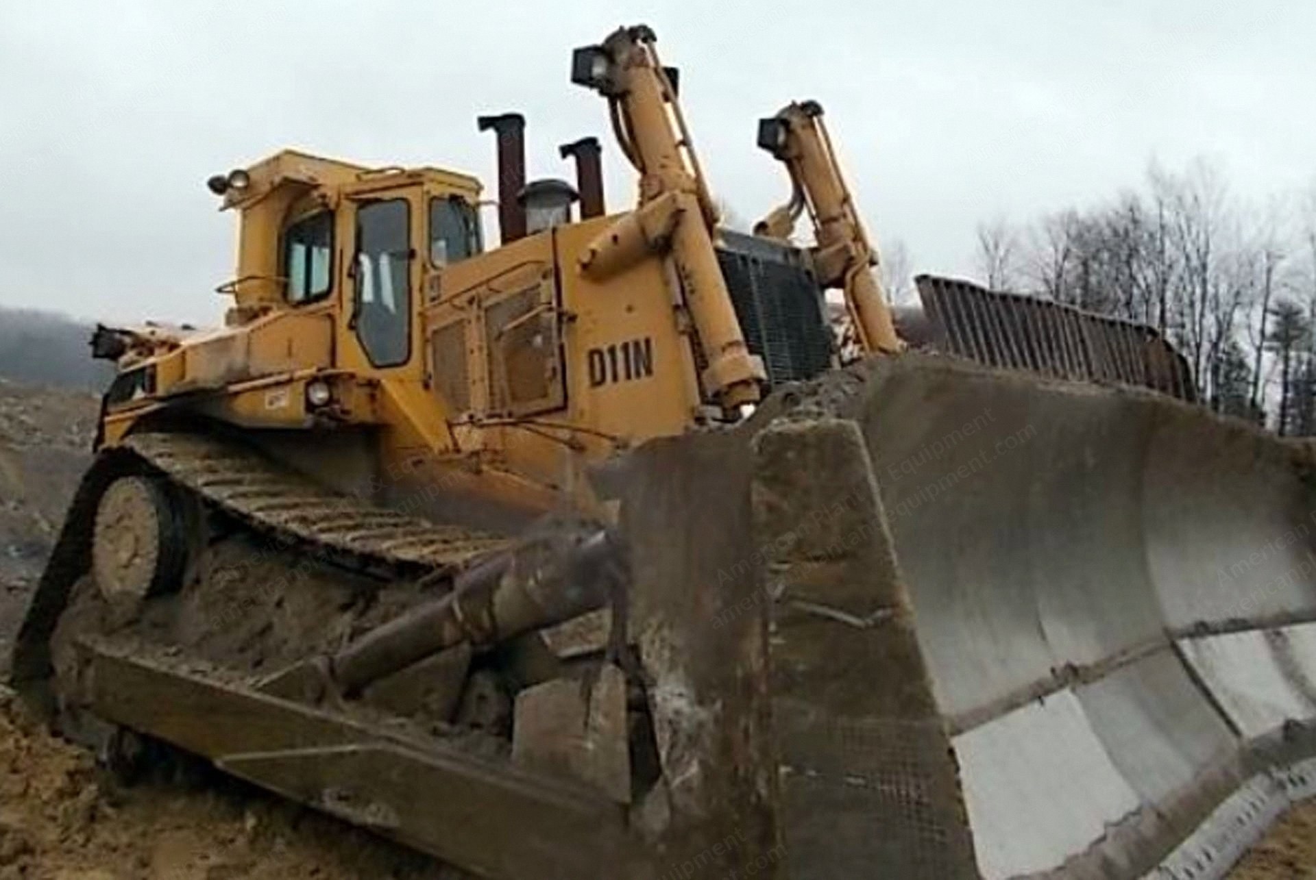 Caterpillar, D11N, 1989, Rear Ripper with Push Block, Twin Tilt, U-Blade