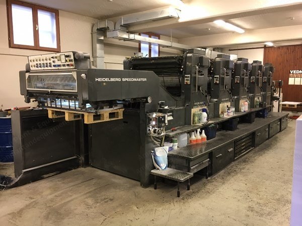 Heidelberg, SM 102, 1985, 5 Colors, 720x1020mm