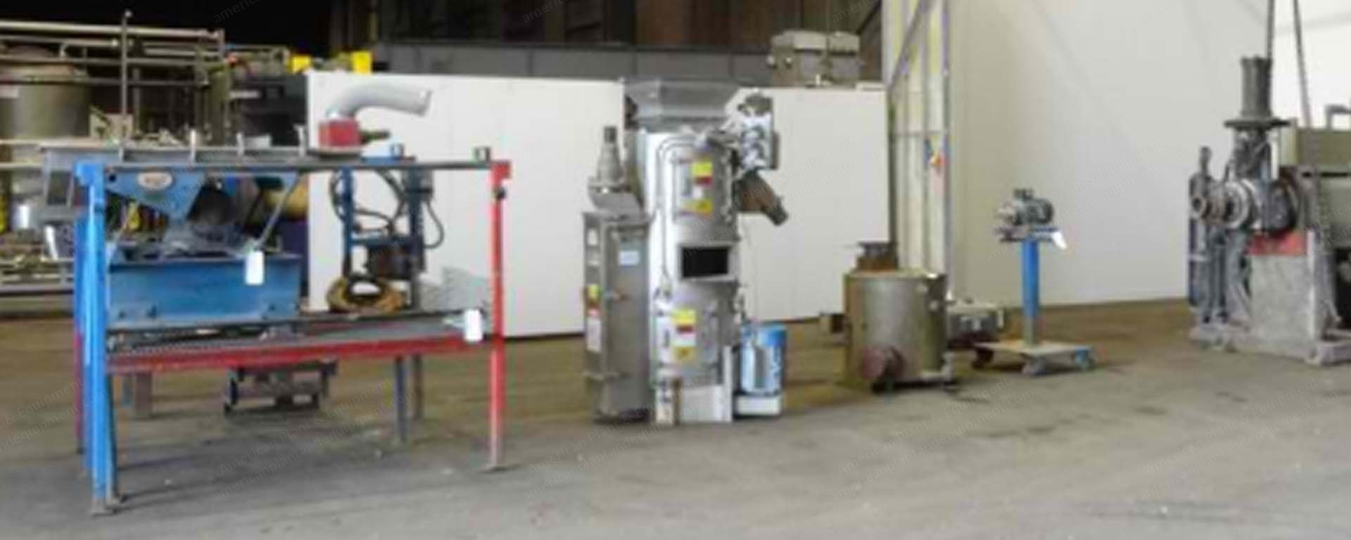 Sterling, 6" Single Screw Extruder, 28:1 L/D, 400 HP, Gala 16.3 DW Spin Dryer, Underwater Pelletizing Line