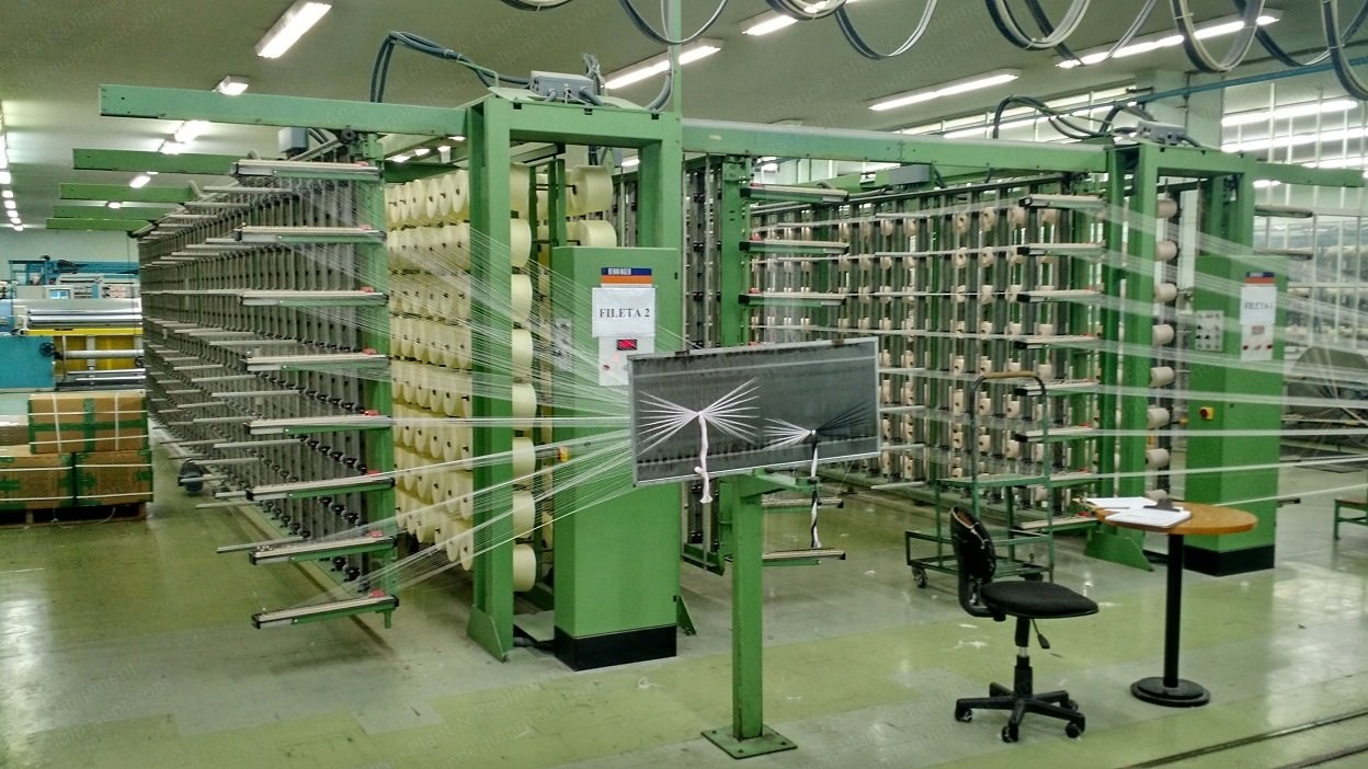 Benninger, Ergotronic 2000, 1993, Sectional Warping Machine, 2000mm Width, 640 Positions