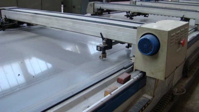 Reggiani, Rembrandt Avant, 1990, Flat Bed Screen Printing Line, 13 Colors, 1850mm Working Width, Gas Heated