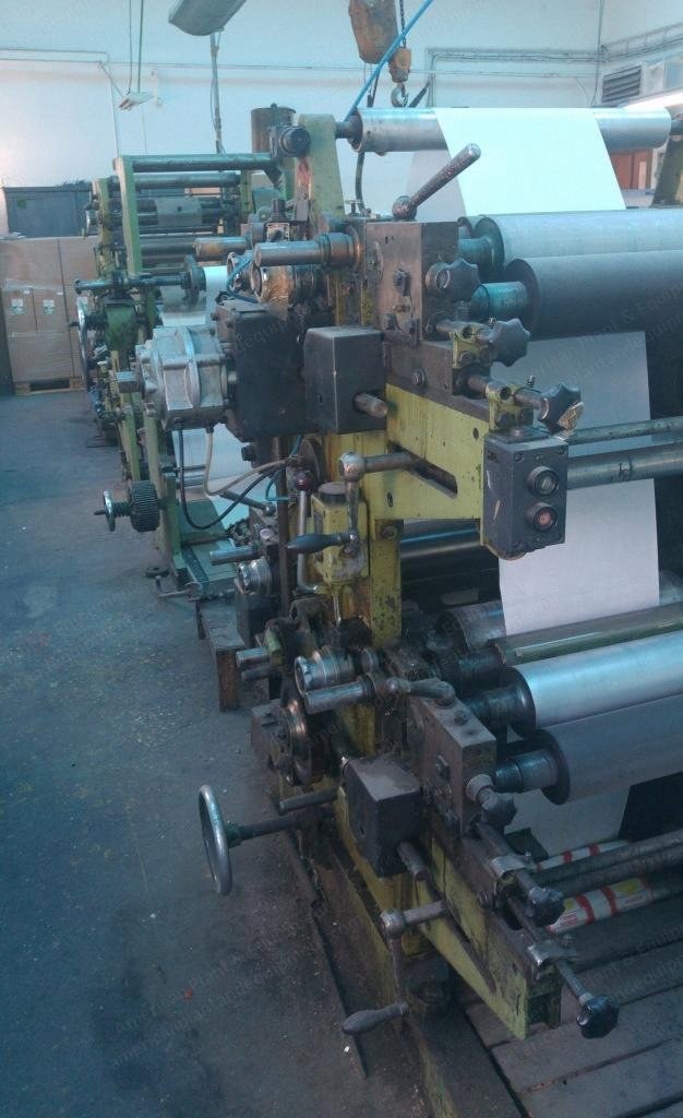 Windmoeller & Hoelscher, Triumph 1, 1991, SOS Block Bottom Bag Machine, 4-Color Printer, Bag Width 50 to 120mm