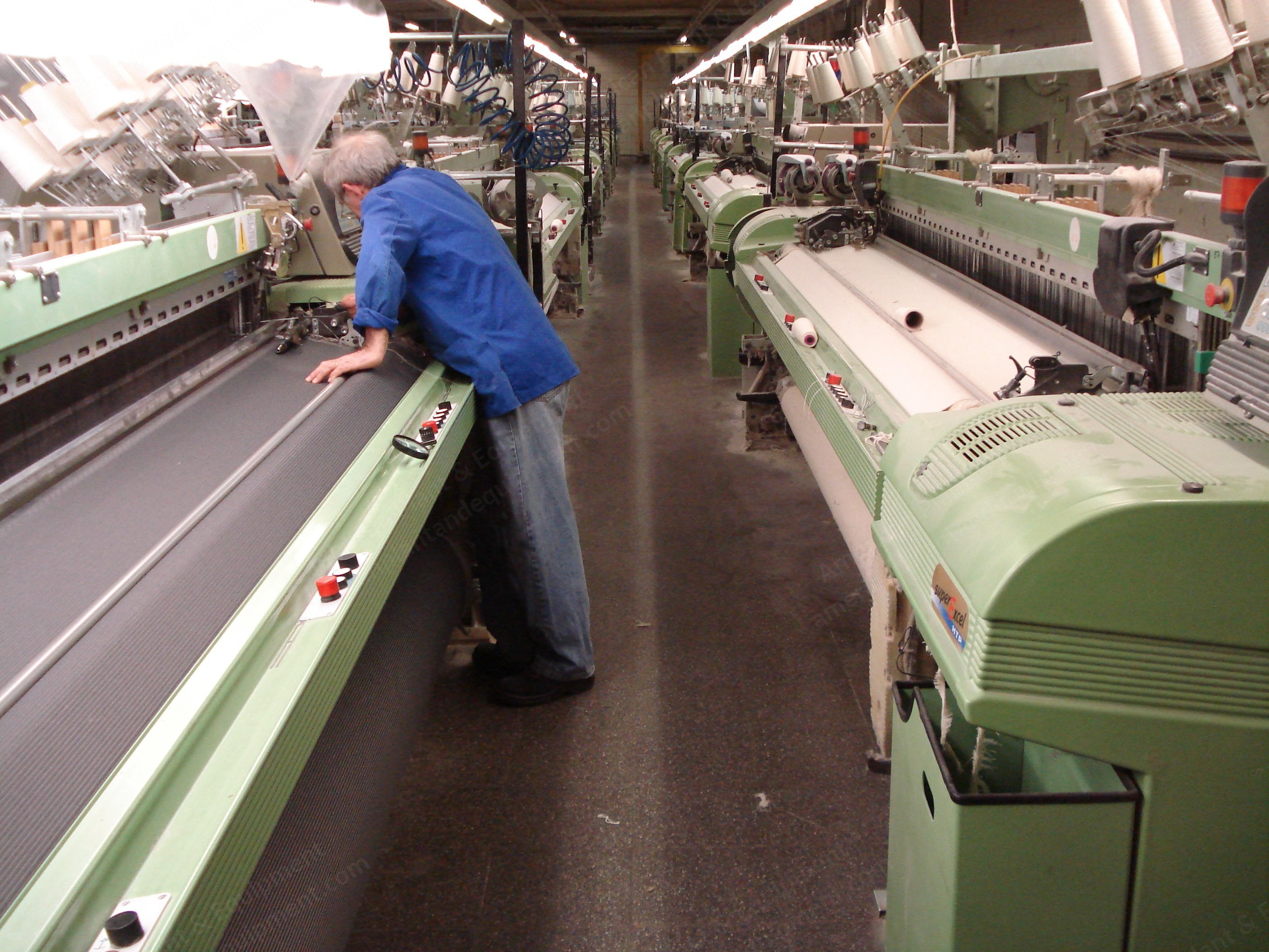 Somet, Excel and Super Excel, 1995-2005, 3400mm, Staubli Dobby 2670, 16 Frames