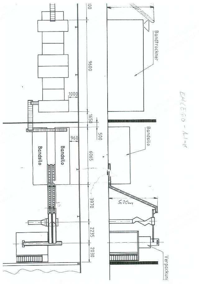 Litkotzki, Complete Noodle Production Line, 1996, 250-300 kg/h, 10 Forms, Prewa Packing Machine