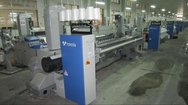 Toyoda, JAT.710, 2011/2012, Air Jet Loom, Weaving Width 2300mm, 2 Color, Negative Cam Motion
