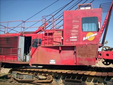 Manitowoc, 4600 SII Vicon, 1979, 140' Main Boom, 7.5 Yard Dragline Bucket, Cat 379 Diesel Engine