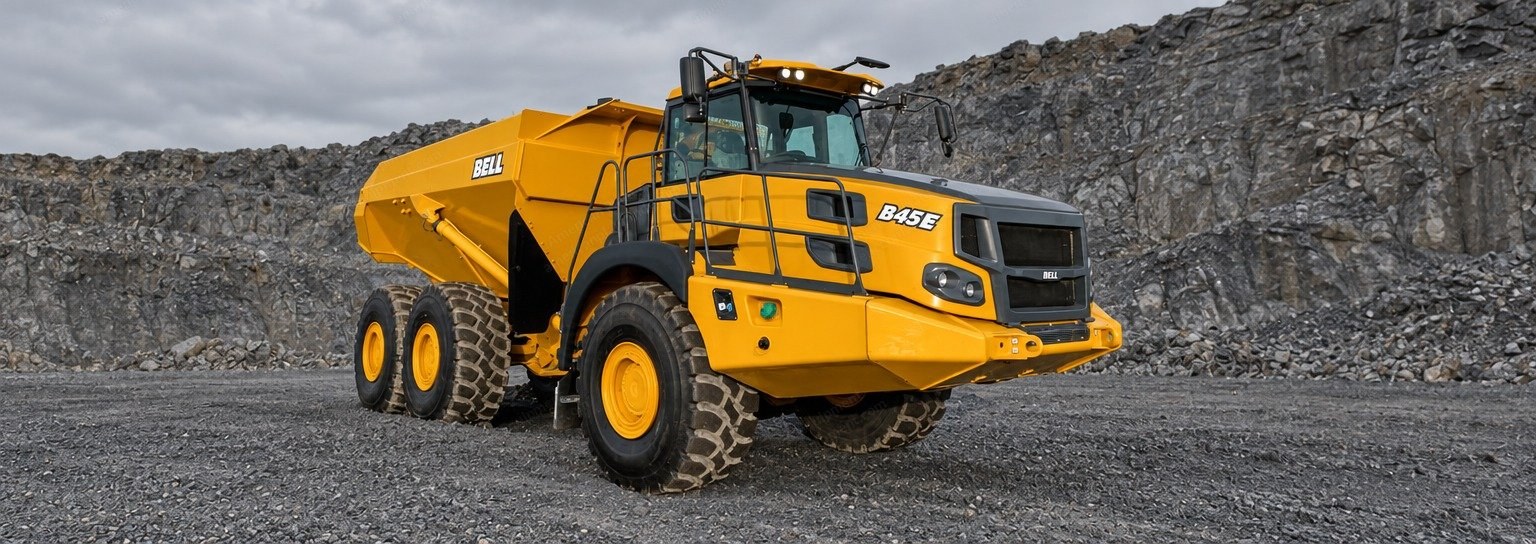 Bell, B45E, 2022, Articulated Dump Truck, 45 Ton Capacity