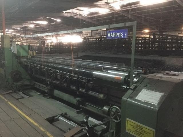 Okni Iron Works, SB-X / SB-XU, Weaving and Warping Department with Sectional Warper and Creels