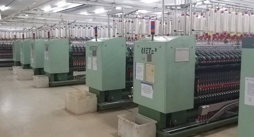 Rieter, K 44, 2005, Compact Ring Frame, 1200 Spindles, 70mm Gauge, 40mm Rings