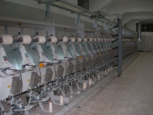 SSM, Combiwinder GSX, 2004, 40 Spindles, 6 Inch Traverse, Gas Singeing Machine