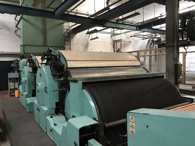 Autefa, Dilo, Spinnbau Needle-Punching Complete Line, 1970, 3000mm Working Width