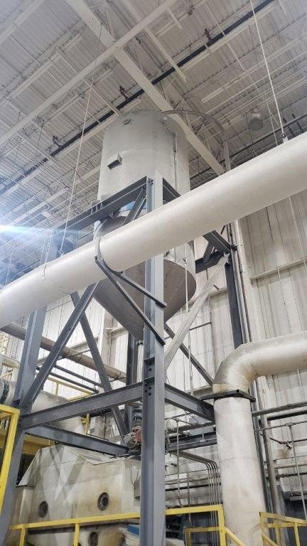 Batch SSP System, 15 T/B, 2014, 30m3 Tumble Reactor, 1.5 T/H Conveying Capacity