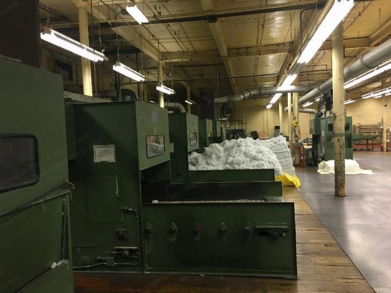 Wise, 120" Thermal Bonding Line, 1998, 120" Width, 480V, 5 Blend Feeders, Perpetual Gas Oven