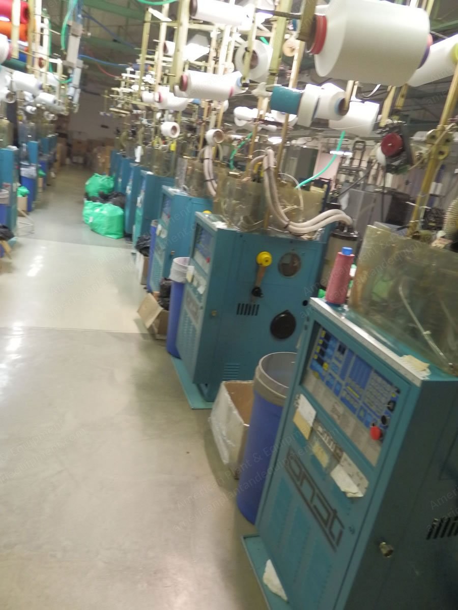 Lonati, 300 Series, 1985 to 2015, Sock Knitting Machines, 3.75" to 4" Diameter, 208 to 402 Needles, Jacquard