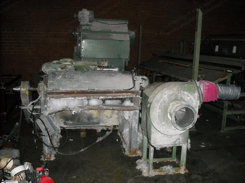 Pillow Blowing Line, Hopper, Kirschner Picker, Single Blower, 3 HP
