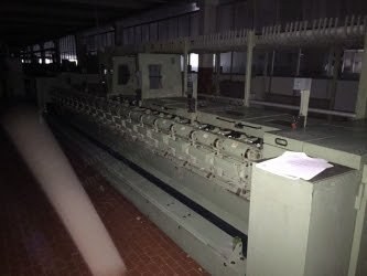 NSC Schlumberger, FM7A, 1987, Horizontal Finisher, 20 Bobbins, Automatic Doffing