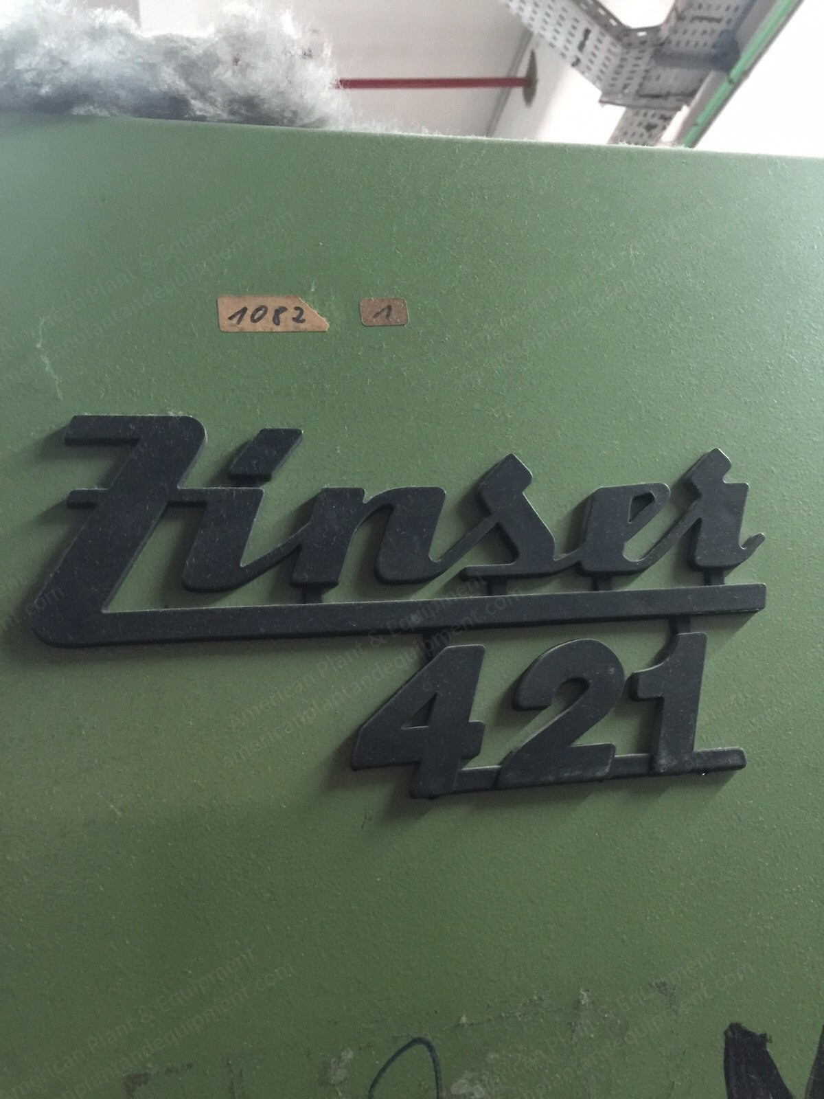 Zinser, 421E, 1992, 584 Spindles, Ring Diameter 45mm, Gauge 75mm