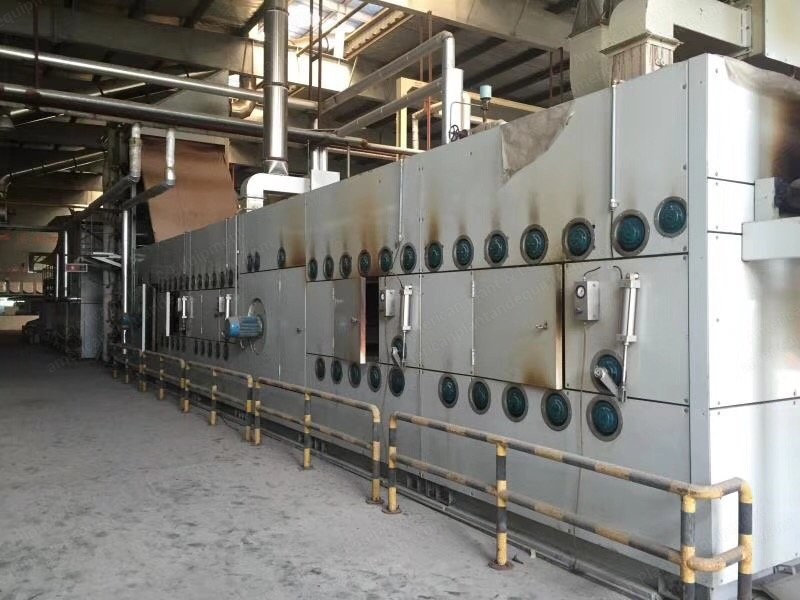 Monforts, Sanforizing, Thermosol Dyeing, and Monfongs Stenter Line, 2008, 1800mm Width, 10-Chamber Stenter, 4-Chamber Dyeing