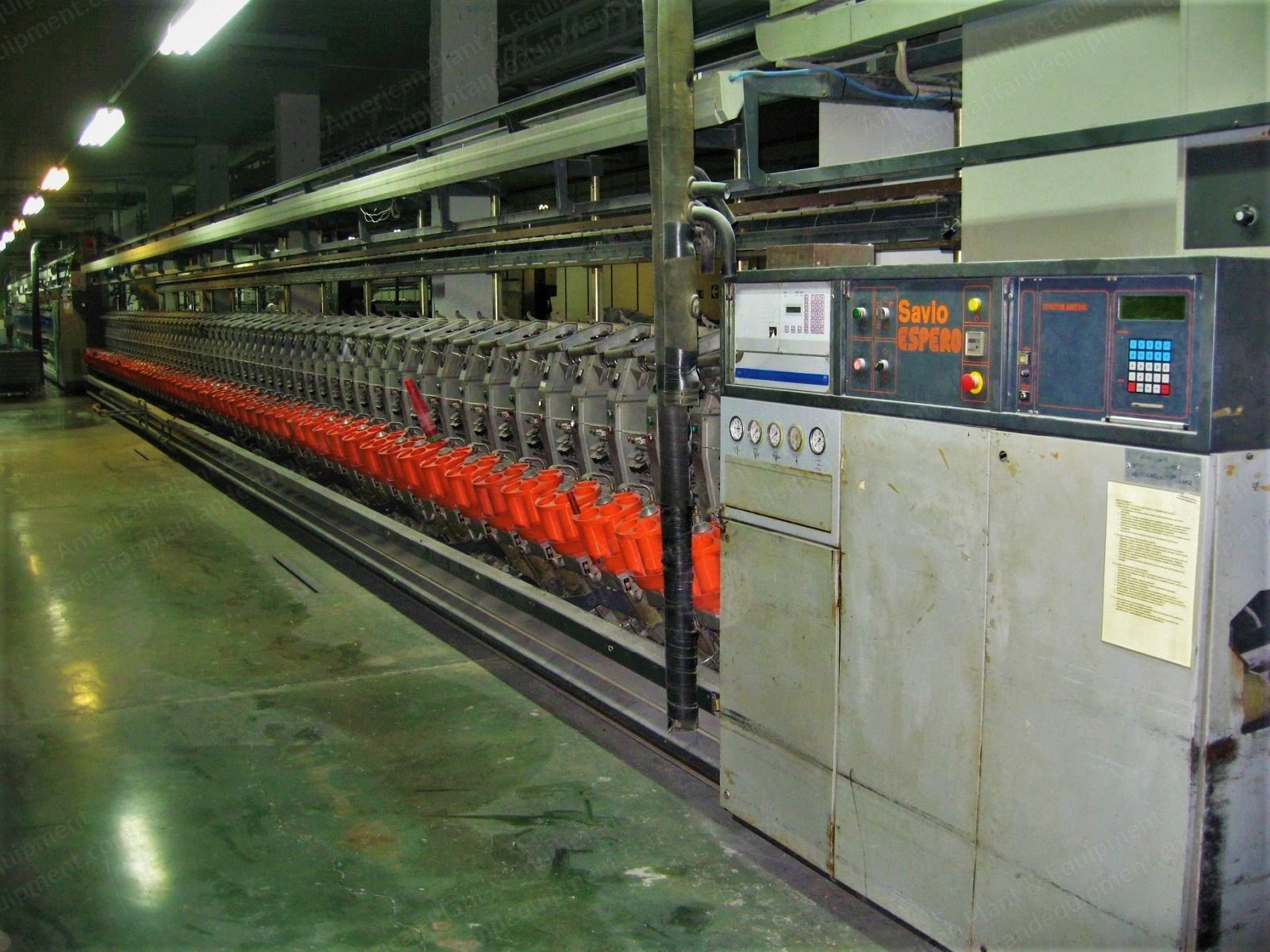 Savio, Espero RL, 1995, Automatic Cone to Cone/Package Winder, 56 Spindles, Loepfe TK 930 Clearers