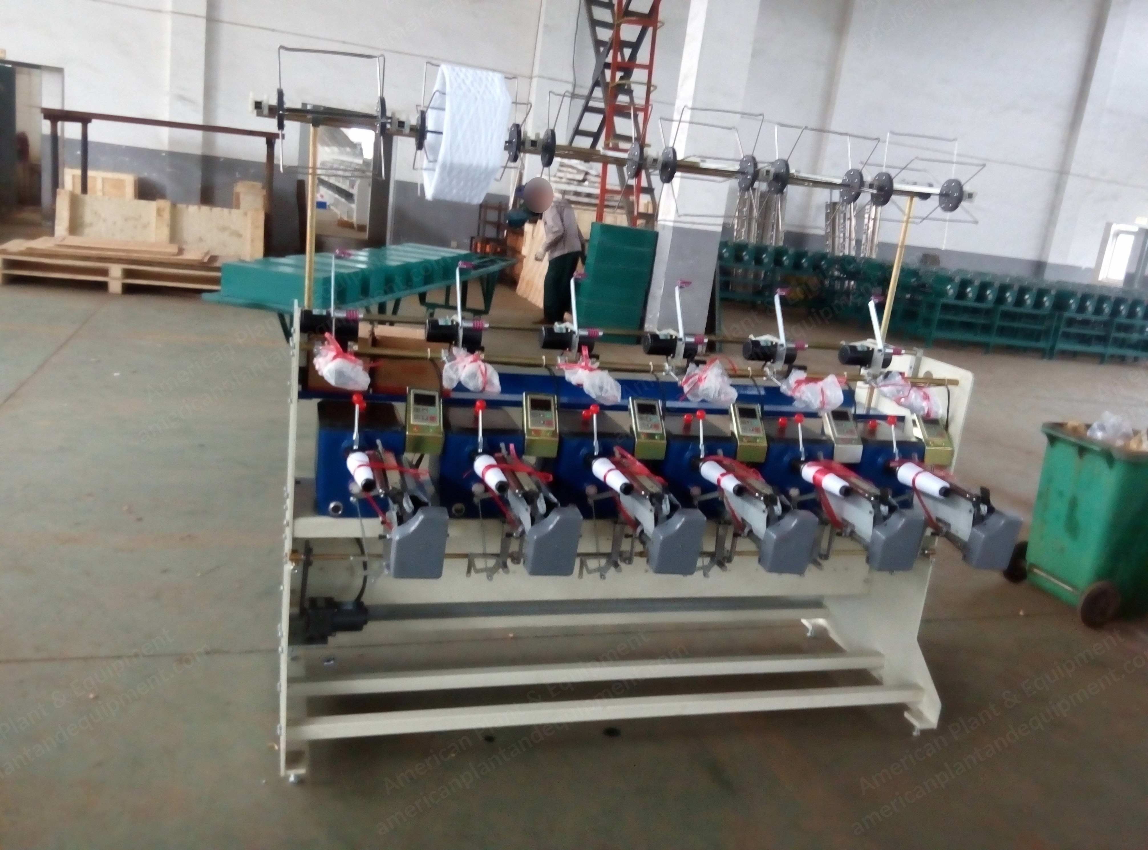 NovaStar, WN239, Skein to Cone Winding Machine, 6 Positions, 300mm Spindle Gauge, 1500-2500 RPM