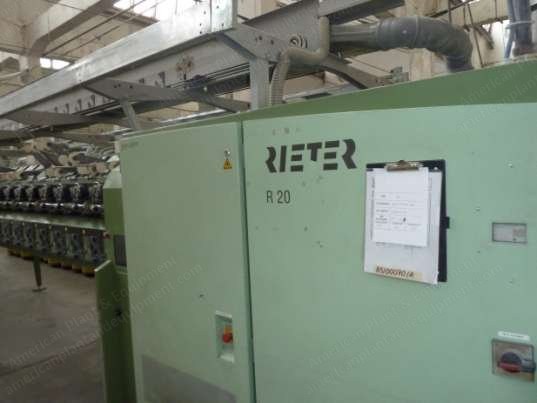 Rieter, R20, 2002, 300 Rotors, Uster Quantum Clearers, 2 Robots