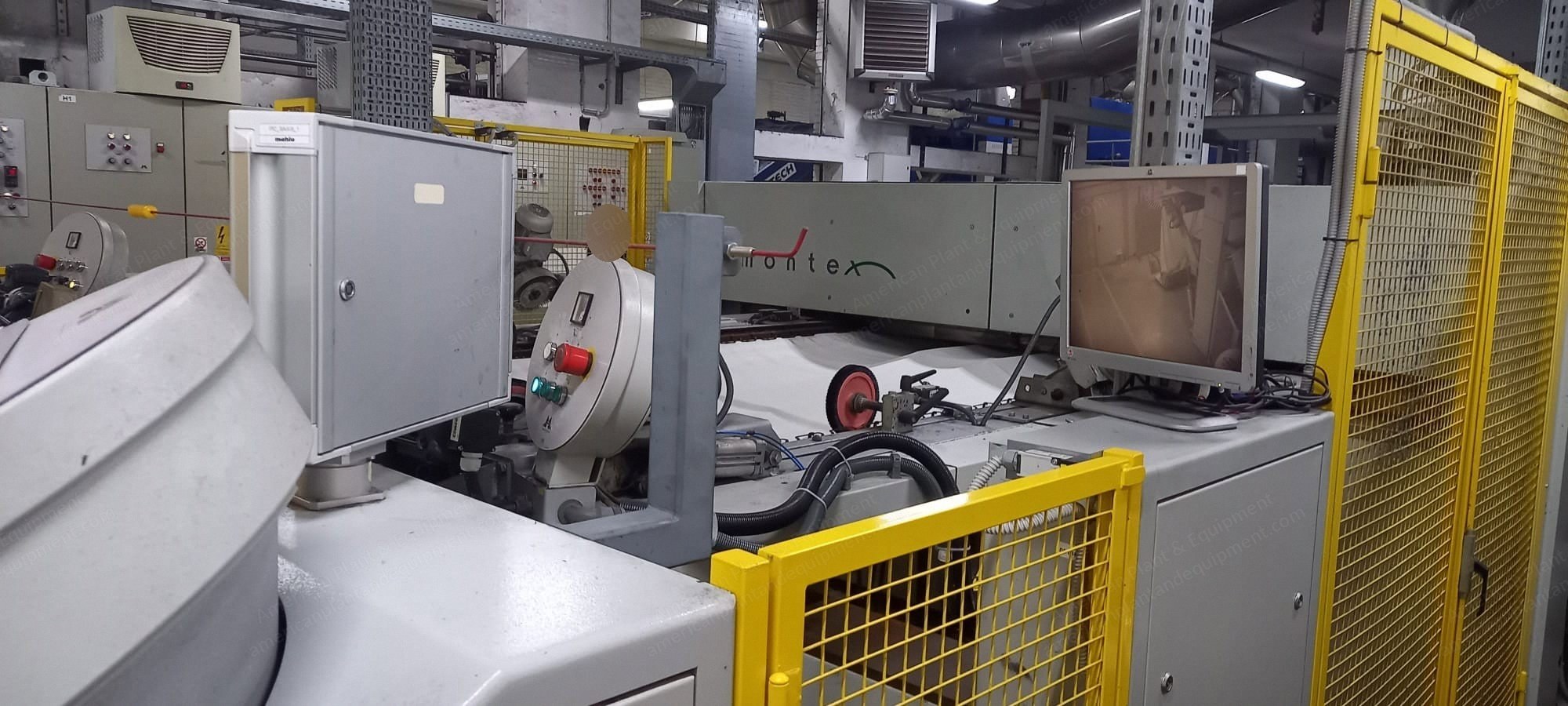Monforts, Montex 6000 7F, 2005, 7 Chambers, Working Width 2000mm, Gas Heated, Pin Chain