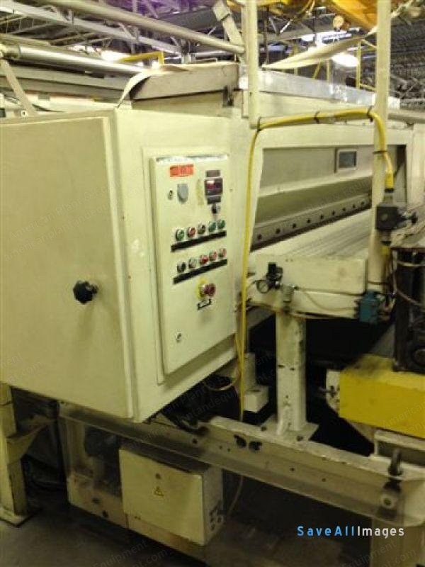 Mayer, RPS-K-2200, 1993, Adhesive Laminating Range, 2200mm Width, Powder Spreader, Electric Oven, Cooling Zone