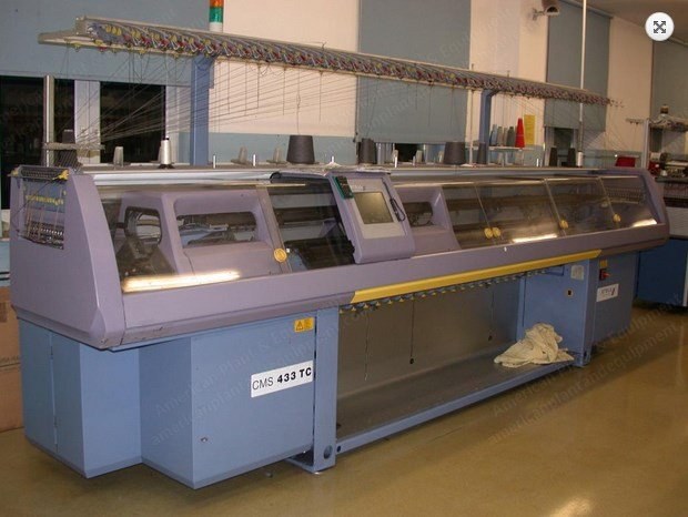 Stoll, CMS 433 TC, 2003, Flat Knitting Machine, E7 Gauge, 96 inch Width, 6 Stations