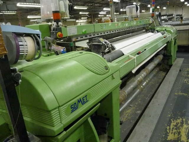 Somet, Thema Excel II, 1995/1998, Rapier Dobby Loom, 2800mm Width, 8 Colors, Staubli 2662 Dobby