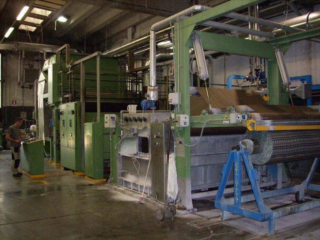Osthoff Senge, U-80, 1988, Singeing Line, 1800mm Working Width, Double Jet