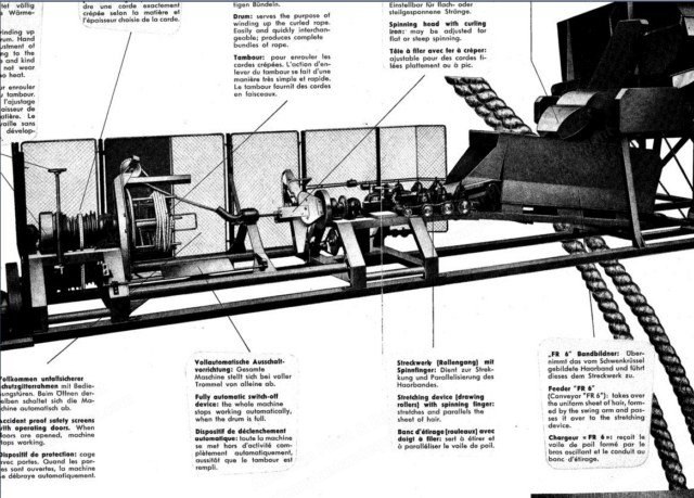 Spinning Plant for Cattle Tail and Horse Tail