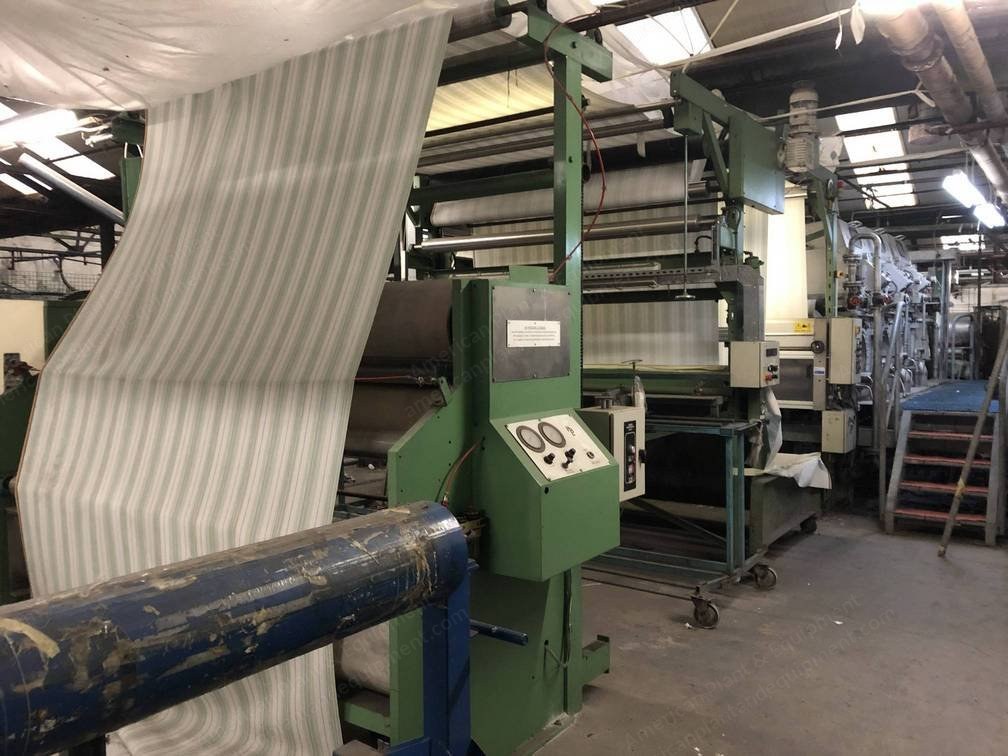 Babcock, 5940, 1998, Open Width Fabric Wash Range, 2200mm Working Width, 3 Washing Sections