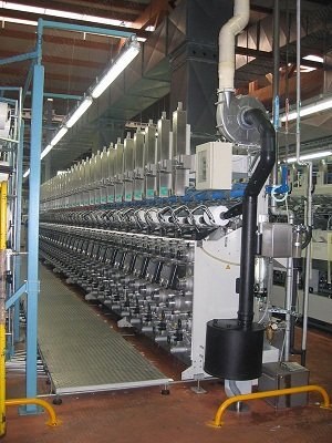SSM, DP2-T, 2001, Air Jet Texturizing Machine, 35 Heads, Autodoffing, Heated Godets