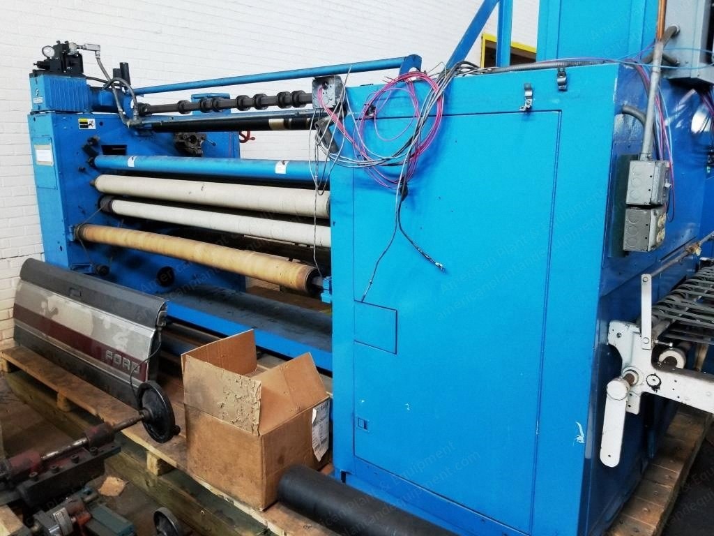 Dusenbury, 815 AD, Duplex Center Slitter/Rewinder, 72 inch Max Web Width, 1000 FPM