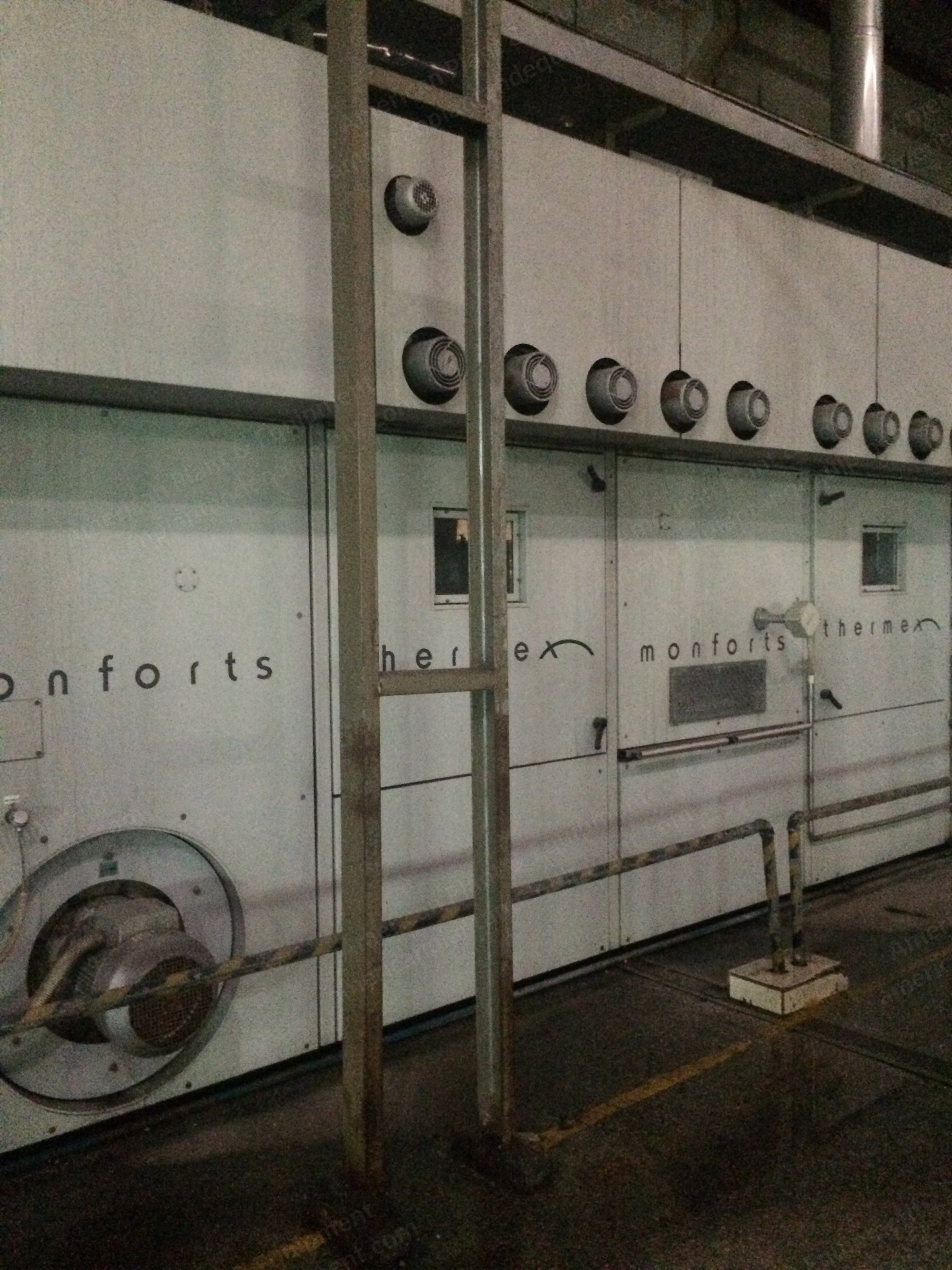 Monforts Dyeing Range, 2007, Working Width 1800mm, with Kuster Pad