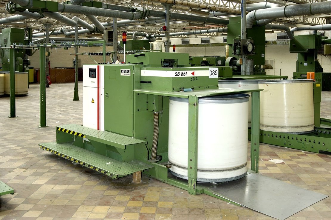 Rieter, SB851 / RSB951, 1991 to 1996, Drawing Machines, Autoleveler, Can Delivery 1000x1200 / 20x48 Inches