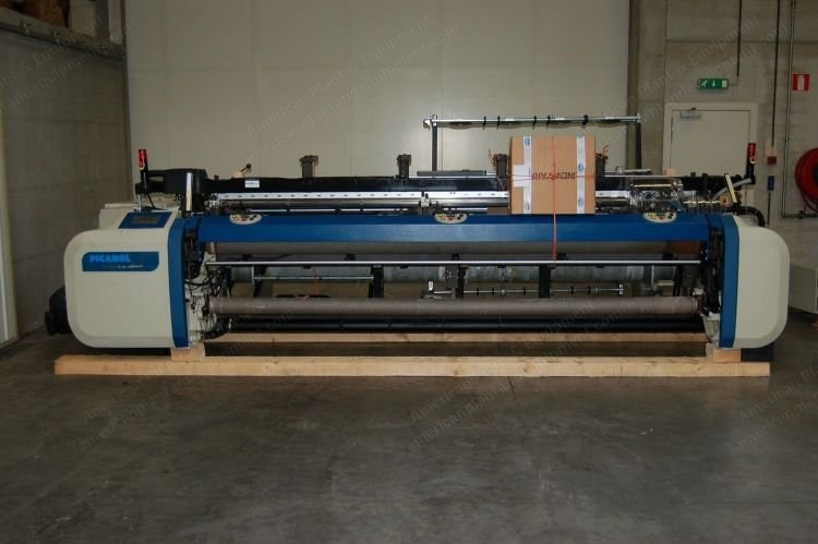 Picanol, Summum-4-P-340, 2010, Air Jet Weaving Loom, 3400mm Working Width, 4 Colors, Staubli 1781A Cam Motion
