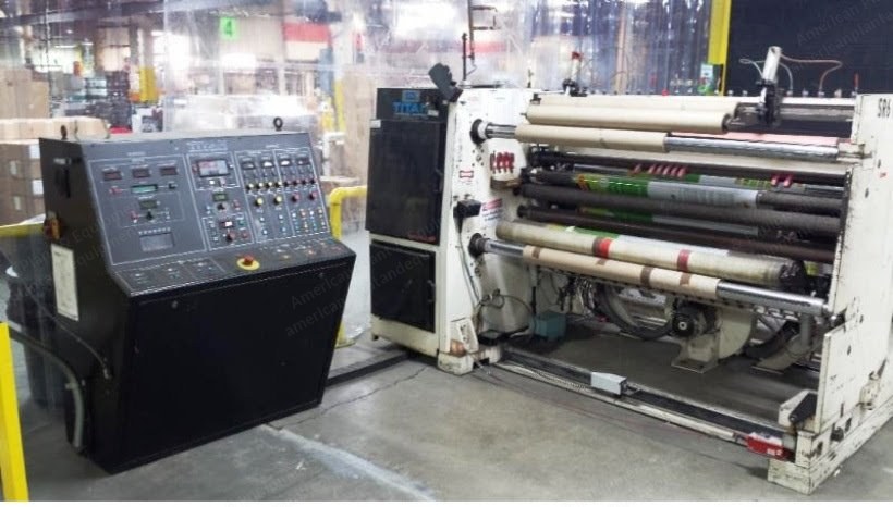 Titan, SR6, 1997, 62" Width, 24" Rewind Diameter, 40" Unwind Diameter, 1500 FPM