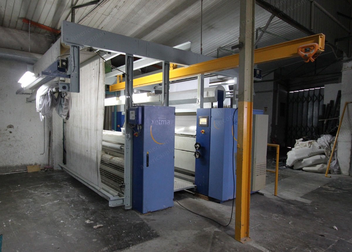 Xetma Vollenweider, XPS-F/3000, 2004, Polishing and Shearing Machine, 2900mm Width, 22 Shearing Spirals