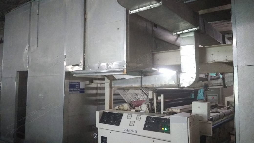 Sucker Muller WE 11 Sizing Machine, Benninger Direct Warping, Cethar Vessel Boiler, 1995 to 1999, 2200mm Working Width, 14 Cylinders, 2 Ton Boiler