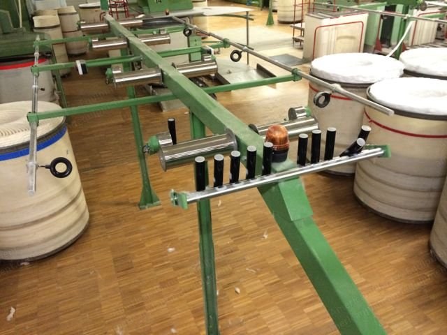 Rieter, SB-D10, 2001, Draw Frame, First Passage, 8 Can Power Creel, Can Changer
