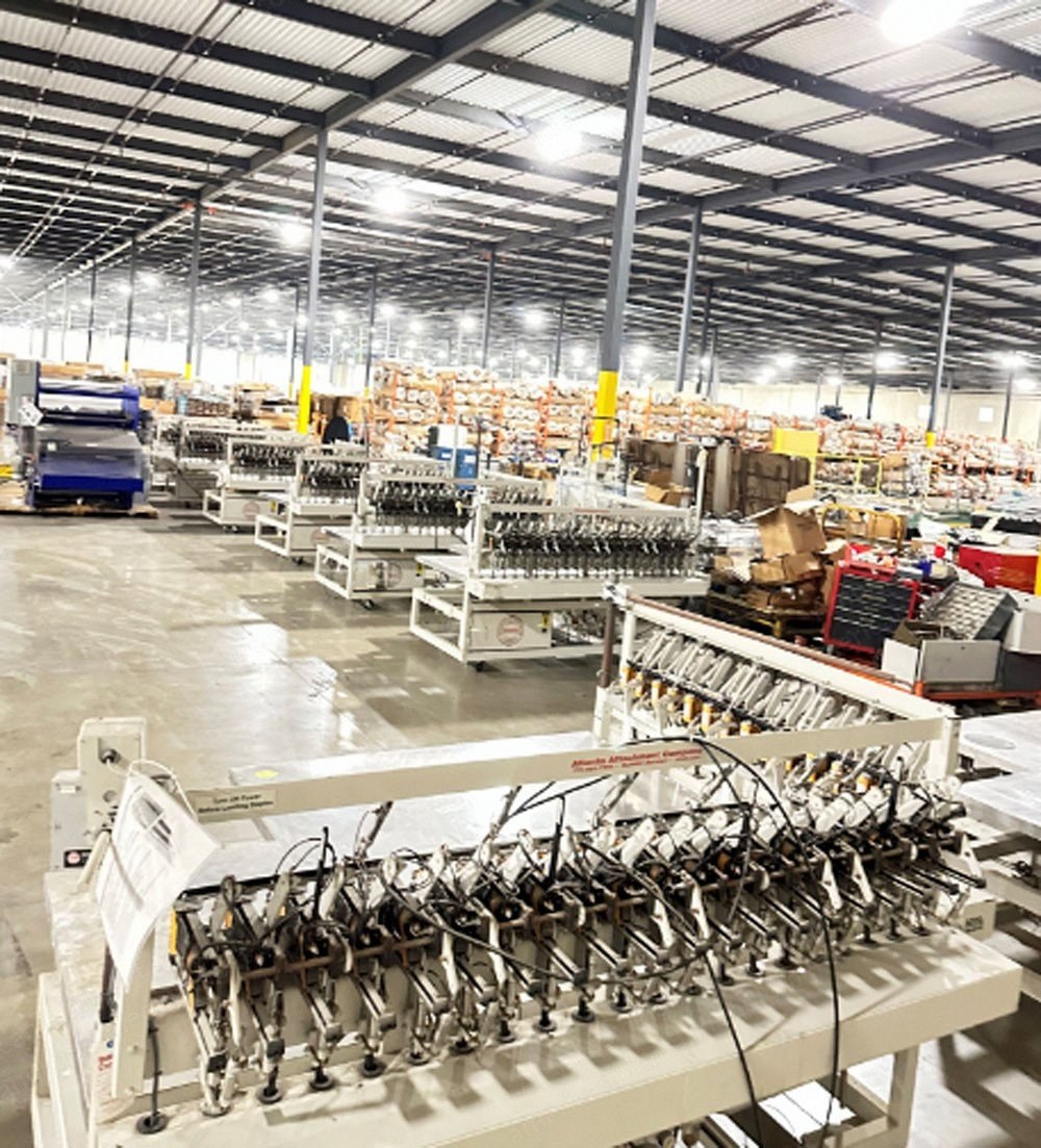 Atlanta Foundation, Model 1331BC, 2016, Automatic Ergonomic Box Spring Upholstery Machine, 220V
