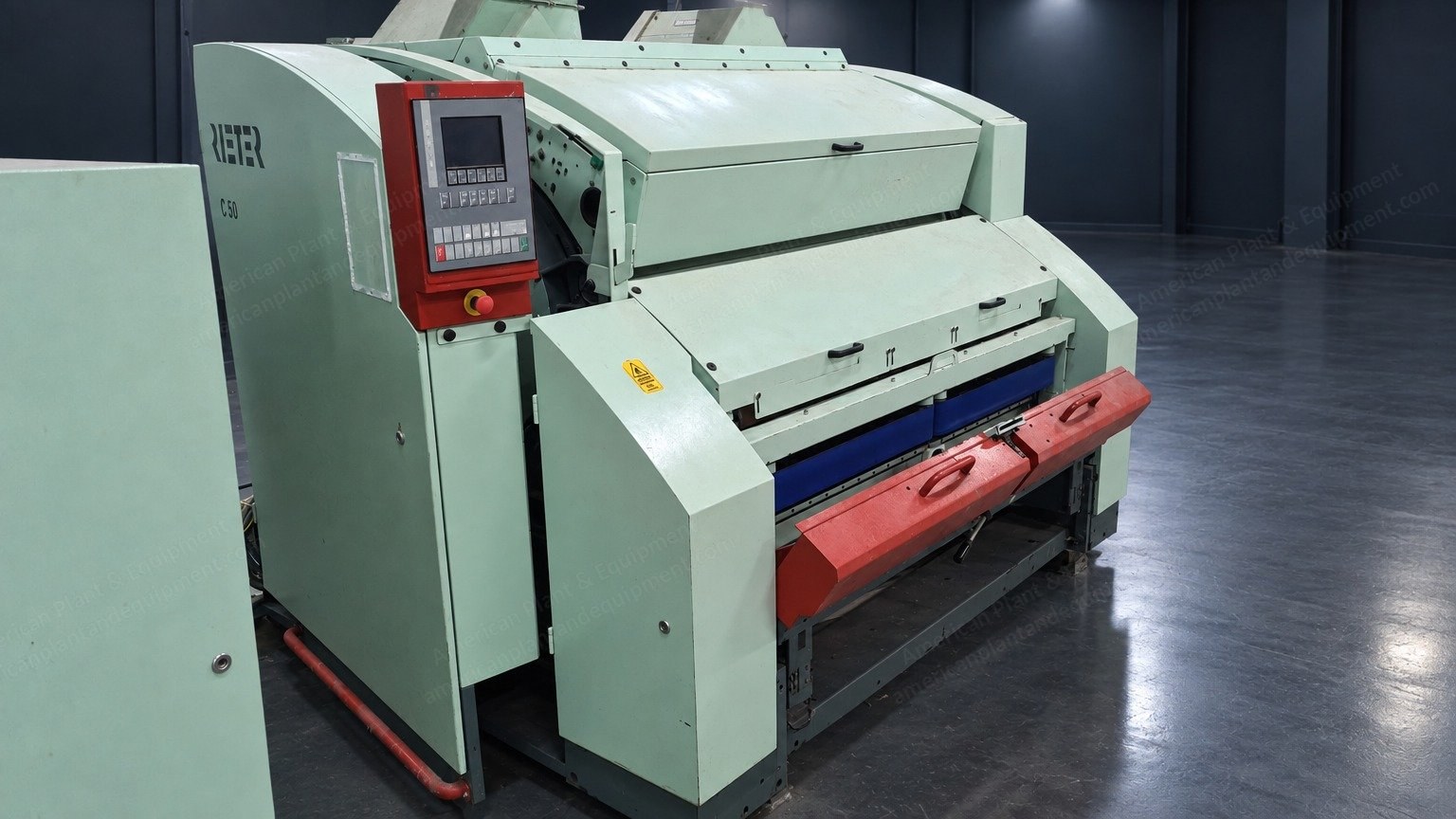 Rieter, C60, 2007, Carding Machines, 1 Licker-In, Automatic Can Changer, 40 x 48 Inch Can